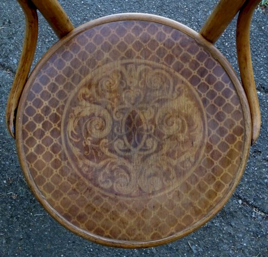Deux chaises bistrot , Jacob et Josef KOHN N°55 Ca.1910- No Thonet -