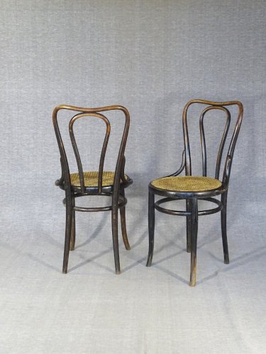 Deux chaises KOHN N°48 de 1890 "état d'origine" no Thonet .