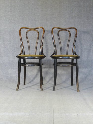 Deux chaises KOHN N°48 de 1890 "état d'origine" no Thonet .
