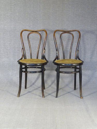 Deux chaises KOHN N°48 de 1890 "état d'origine" no Thonet .