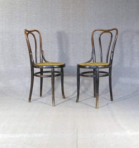 Deux chaises KOHN N°48 de 1890 "état d'origine" no Thonet .