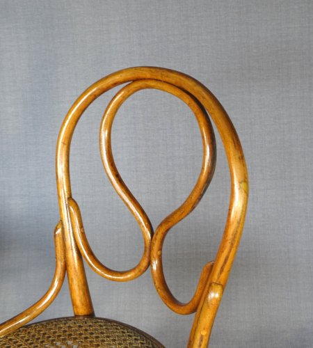 Deux chaises N° 20 "oméga" par Lebrun - France - 1890 - no Thonet