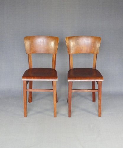 Deux chaises Thonet N° 973 ,Bistrot 1950 , Prêtes à servir, No Baumann