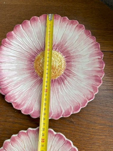 Deux plats fleurs