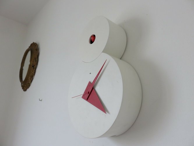 DIAMANTINI & DOMENICONI PENDULE AVEC COUCOU DESIGN - A RESTAURER -