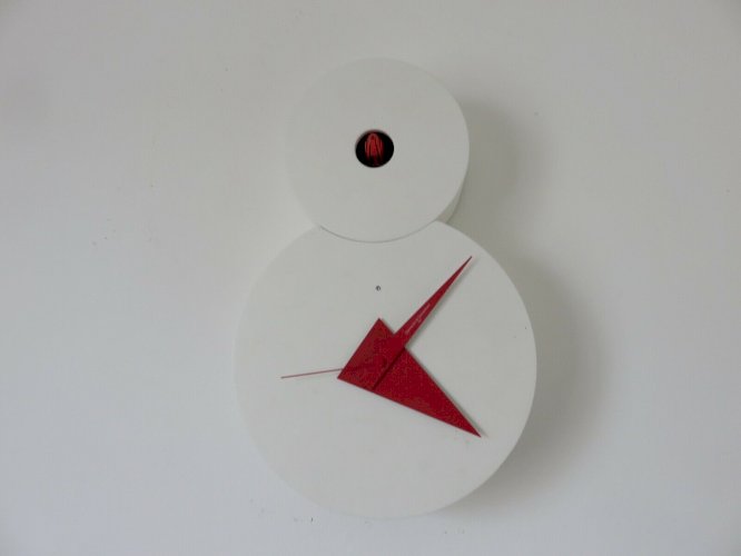 DIAMANTINI & DOMENICONI PENDULE AVEC COUCOU DESIGN - A RESTAURER -