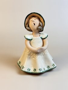 Vintage terracotta perfume diffuser / incense burner – Champis pottery – Signed – 16.5 cm