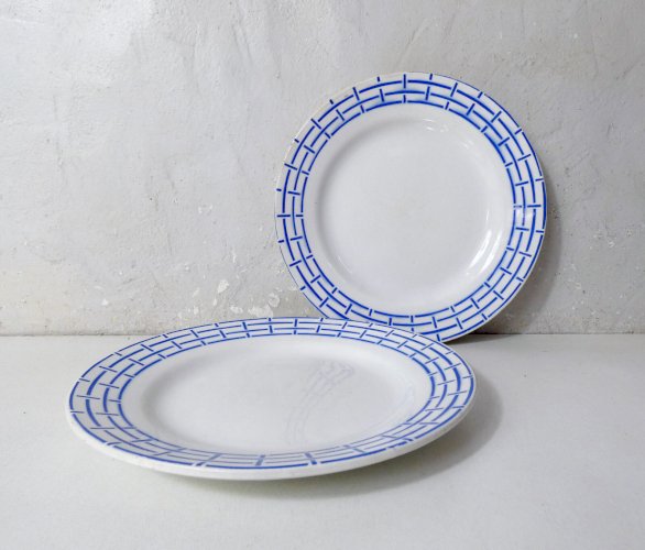Digoin Sarreguemines DIGNE 2 assiettes plates