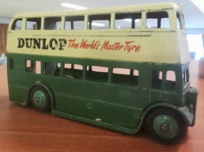 DINKY TOYS BUS Advertising DUNLOP Metal Imperial 290 MINIATURE 1/43 9MAG 19/12