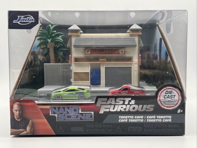 Diorama Fast And Furious Café Dominic Toretto 1/100 Jada Toys