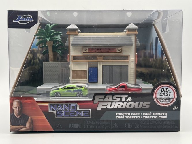Diorama Fast And Furious Café Dominic Toretto 1/100 Jada Toys