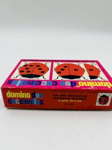 Domino des coccinelles Fernand Nathan jeu éducatif vintage