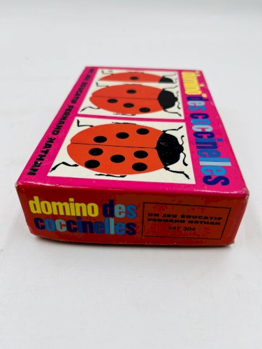 Domino des coccinelles Fernand Nathan jeu éducatif vintage