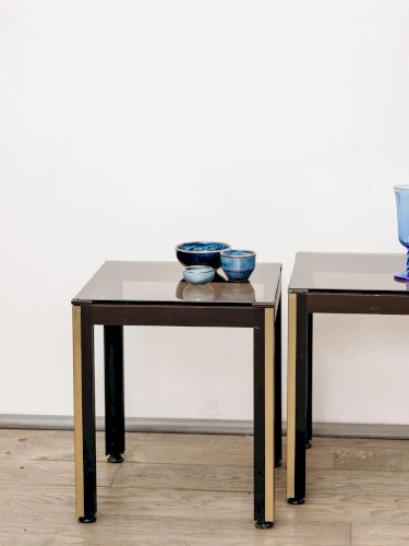 Donna, la paire de tables basses en métal N°63