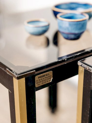 Donna, la paire de tables basses en métal N°63