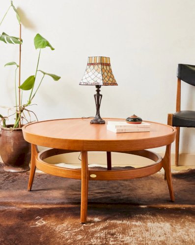 Donna, la table basse Baumann en bois N°763