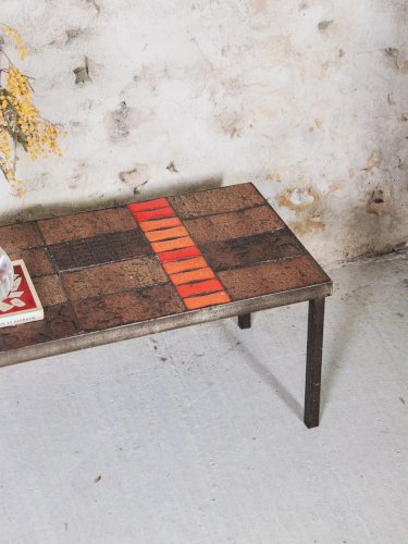 Donna, la table basse carrelée N°164