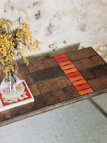 Donna, la table basse carrelée N°164