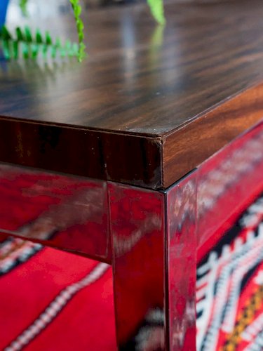 Donna, la table basse effet bois N°527