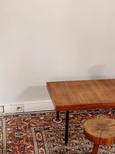 Donna, la table basse en bois et métal N°654