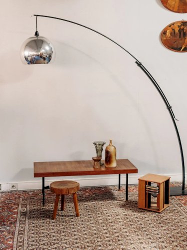 Donna, la table basse en bois et métal N°654