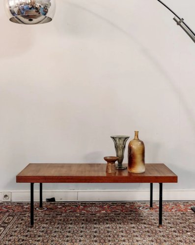 Donna, la table basse en bois et métal N°654