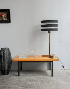 Donna, la table basse en bois et métal N°665