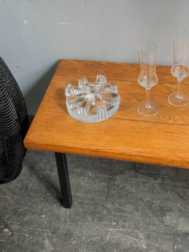 Donna, la table basse en bois et métal N°665