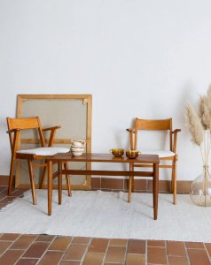 Donna, la table basse en bois foncé N°559