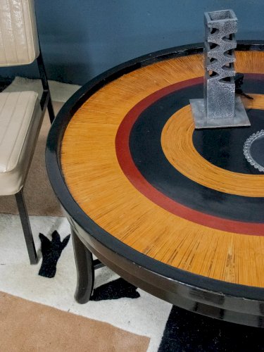 Donna, la table basse en bois japonisante N°686