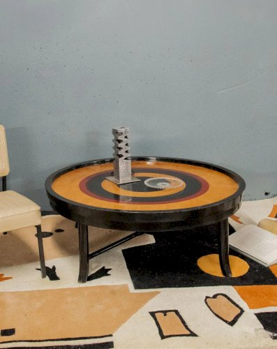 Donna, la table basse en bois japonisante N°686