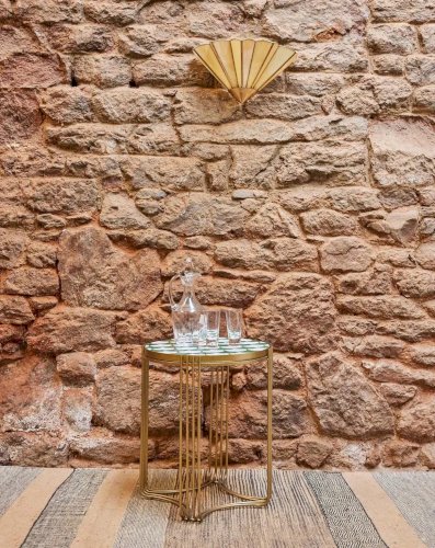 Donna, la table basse en laiton modulable N°645