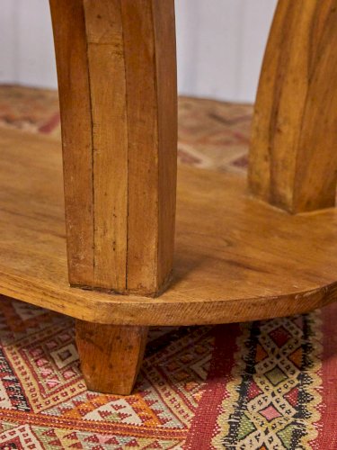 Donna, la table basse en merisier et verre N°661