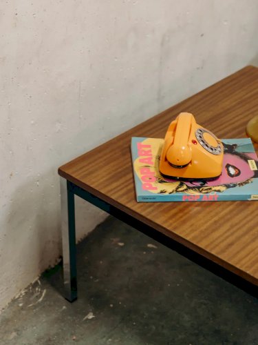 Donna, la table basse en métal et bois N°455