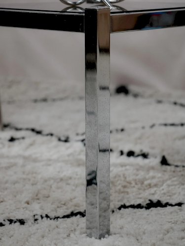 Donna, la table basse en métal et verre N°772