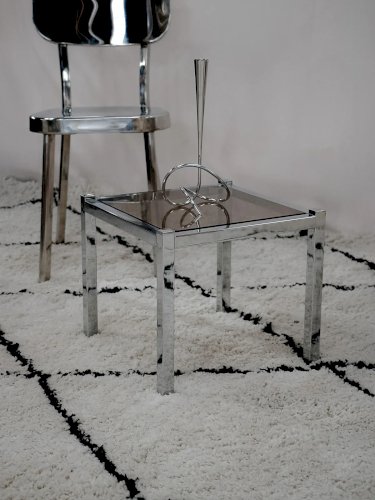 Donna, la table basse en métal et verre N°772