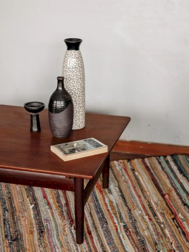 Donna, la table basse en teck N°222