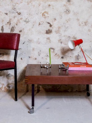 Donna, la table basse en teck N°232