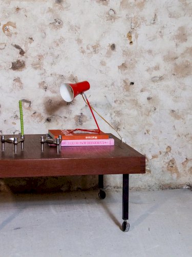 Donna, la table basse en teck N°232