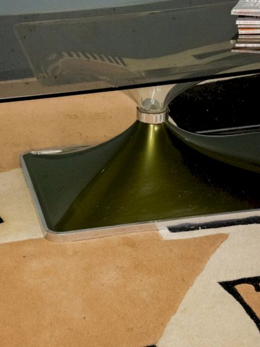 Donna, la table basse en verre Michel Dumas N°688