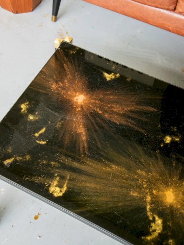 Donna, la table basse en verre N°122