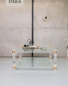 Donna, the glass coffee table No. 132