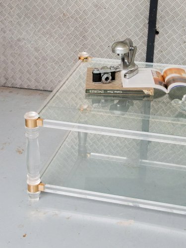 Donna, la table basse en verre N°132