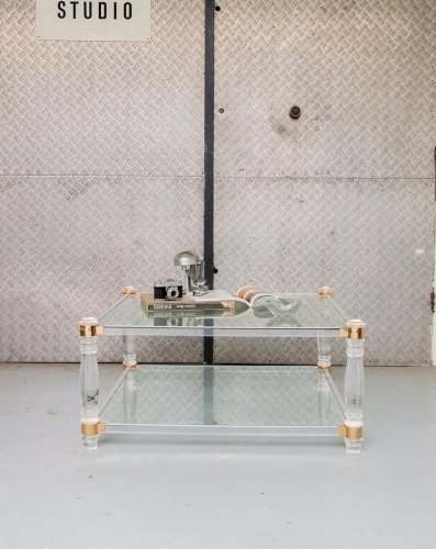 Donna, la table basse en verre N°132