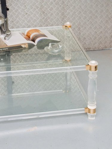 Donna, la table basse en verre N°132