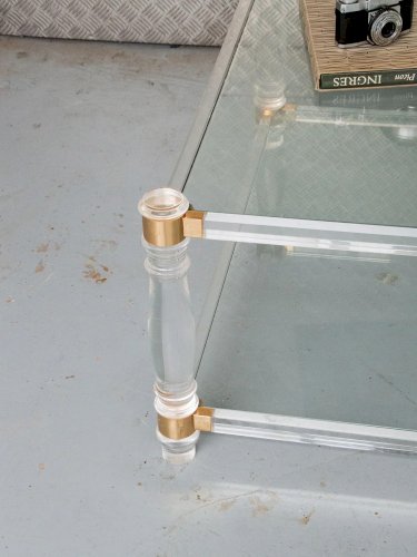 Donna, la table basse en verre N°132