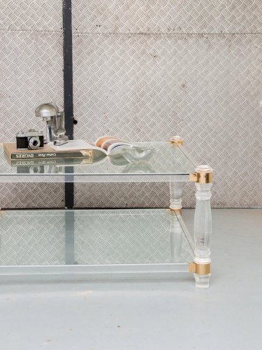 Donna, la table basse en verre N°132