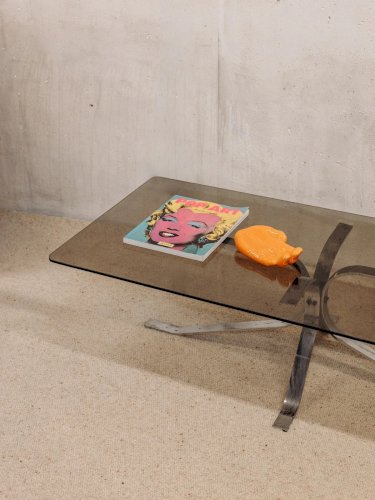 Donna, la table basse en verre N°555