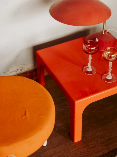 Donna, la table basse orange N°218
