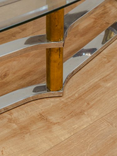 Donna, la table basse ovale en verre N°786